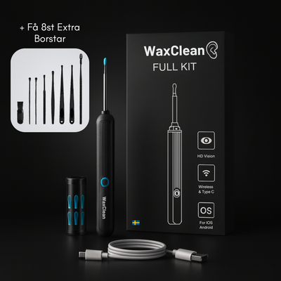 WaxClean™ - Smart öronrengöring med avancerad teknik