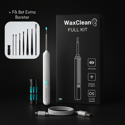 WaxClean™ - Smart öronrengöring med avancerad teknik