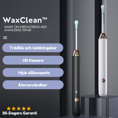 WaxClean™  - Smart öronrengöring med avancerad teknik