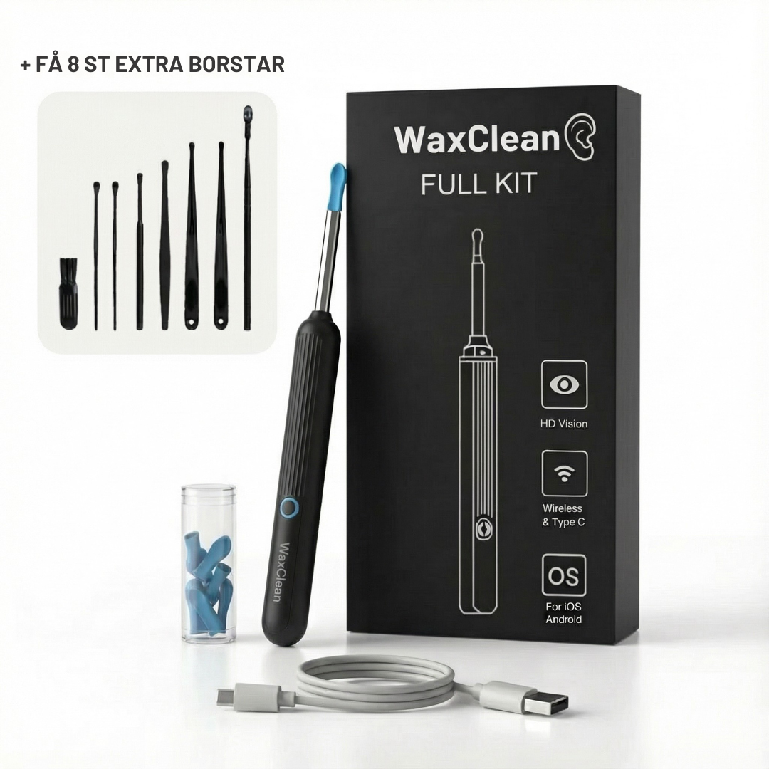 WaxClean™ - Smart öronrengöring med avancerad teknik