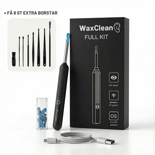 WaxClean™ - Smart öronrengöring med avancerad teknik