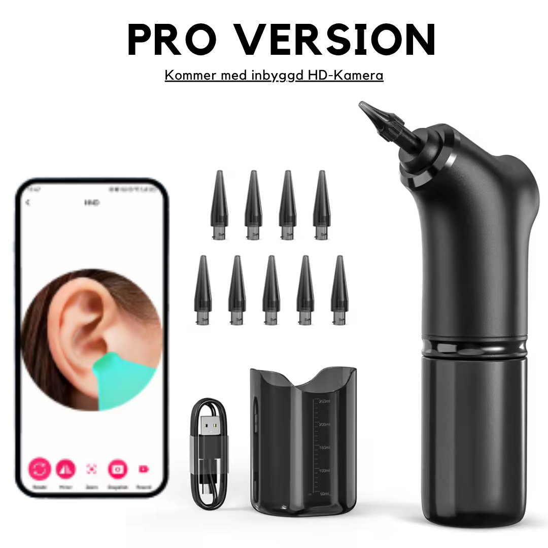 WaxFlush™ - Smart öronspolning för örat