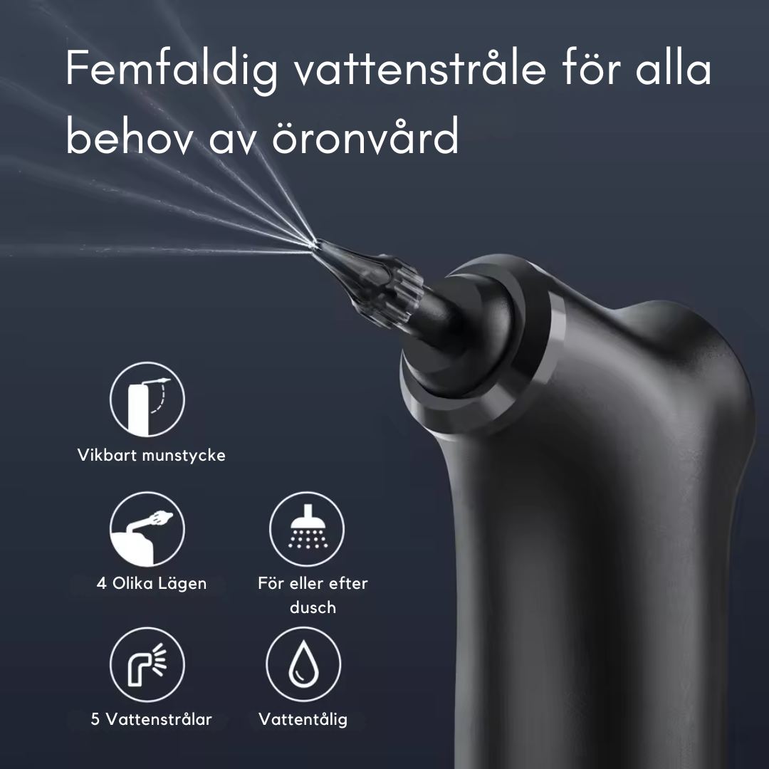 WaxFlush™ - Smart öronspolning för örat