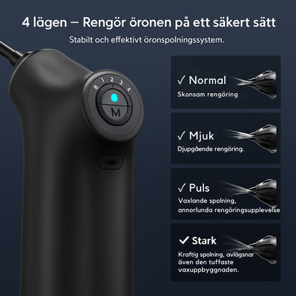 WaxFlush™ - Smart öronspolning för örat